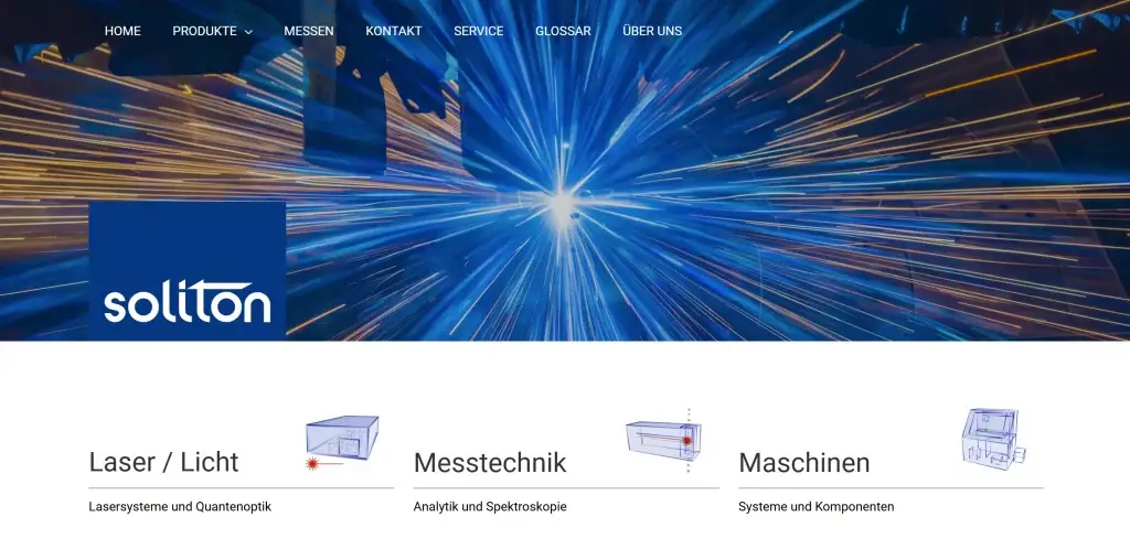 Website von Kunden Soliton